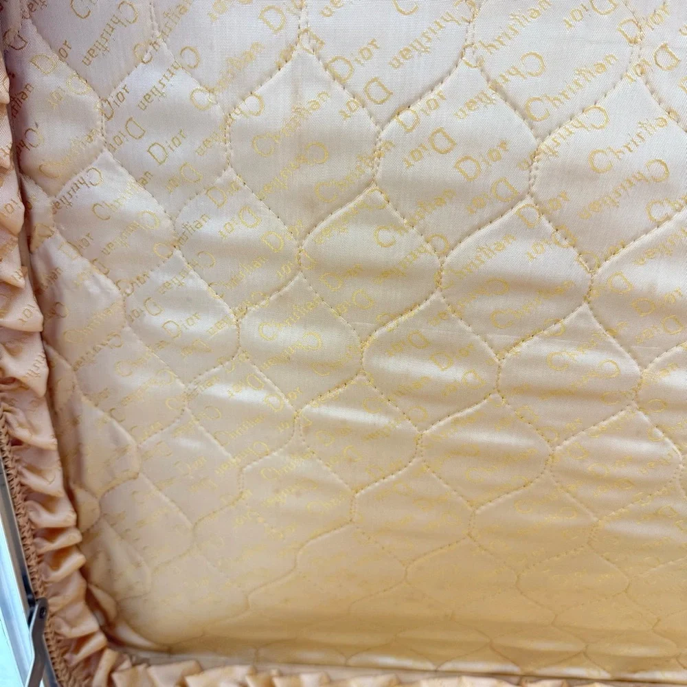 Vintage 1970s Christian Dior Diorissimo Pullman Suitcase 100% Authentic 28x18x8 - Picture 11 of 16